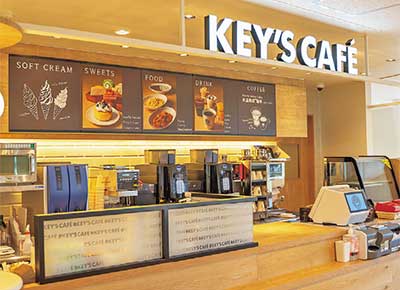 KEY'S CAFE福島双葉の店内
