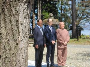 湯川村勝常寺視察写真