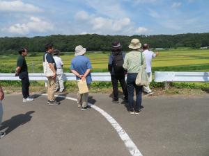 大里東部集落現地確認の様子