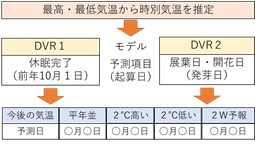 発育予測モデルイメージ