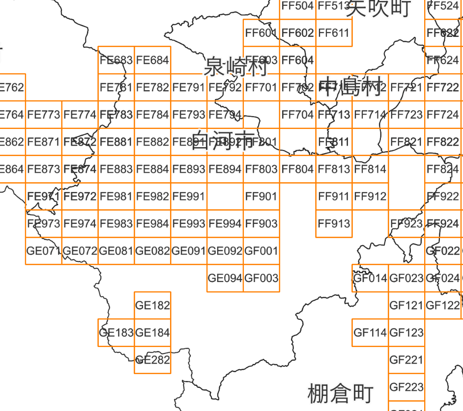 指定道路図（白河市）