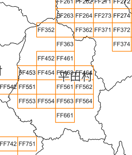 指定道路図（平田村）
