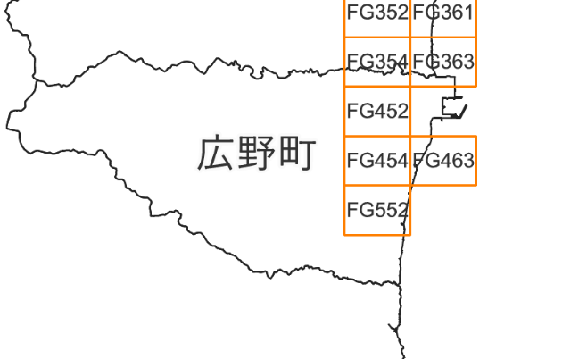 指定道路図（広野町）