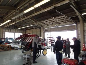 田植機の整備点検