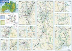 福島県の道路網図2025