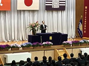 岩瀬農業高校卒業式写真