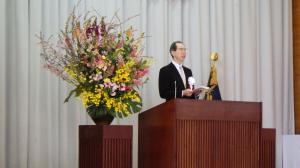 農業総合センター農業短期大学校卒業式写真１