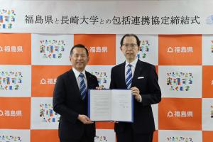 国立大学法人長崎大学との包括連携協定締結式写真２