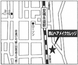 試験会場の地図です