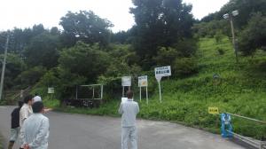 塙町大字塙字桜木町地内（地すべり防止区域）の様子