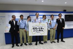 知事と日東紡績（株）若手社員とのトークセッション写真1