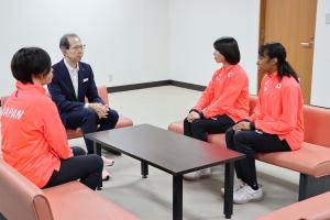 東京2025世界陸上競技選手権大会出場　松本奈菜子選手・井戸アビゲイル風果選手による大会結果報告写真1