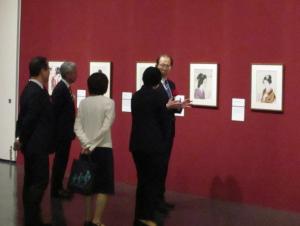 「生誕140年 竹久夢二のすべて 画家は詩人でデザイナー」開会式写真2