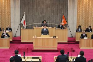 復興・創生推進対策特別委員長報告の写真