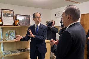 川内村訪問写真１