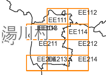 指定道路図（湯川村）