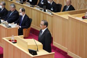 新任者挨拶の写真