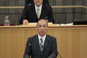 一般質問（吉田誠議員）の写真