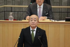 一般質問（渡部英明議員）の写真
