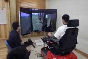 ハーベスタシミュレータートレーニング