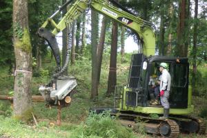高性能林業機械運転技術