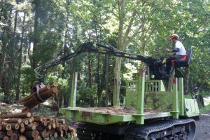 高性能林業機械運転技術