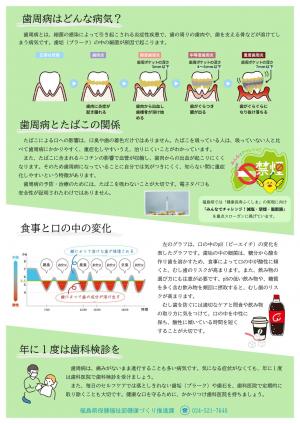 休憩後の歯みがき裏