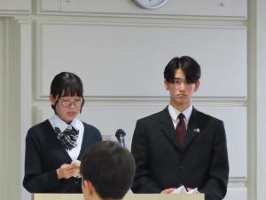 壮行会・事前オリエンテーションの様子