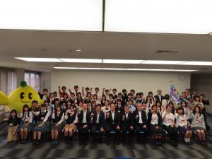 壮行会・事前オリエンテーション集合写真