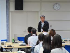 壮行会・事前オリエンテーションの様子