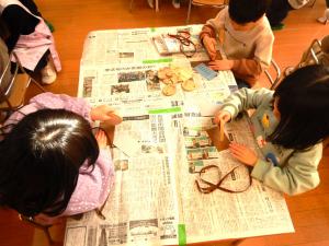 木製メダル(木んメダル)つくり